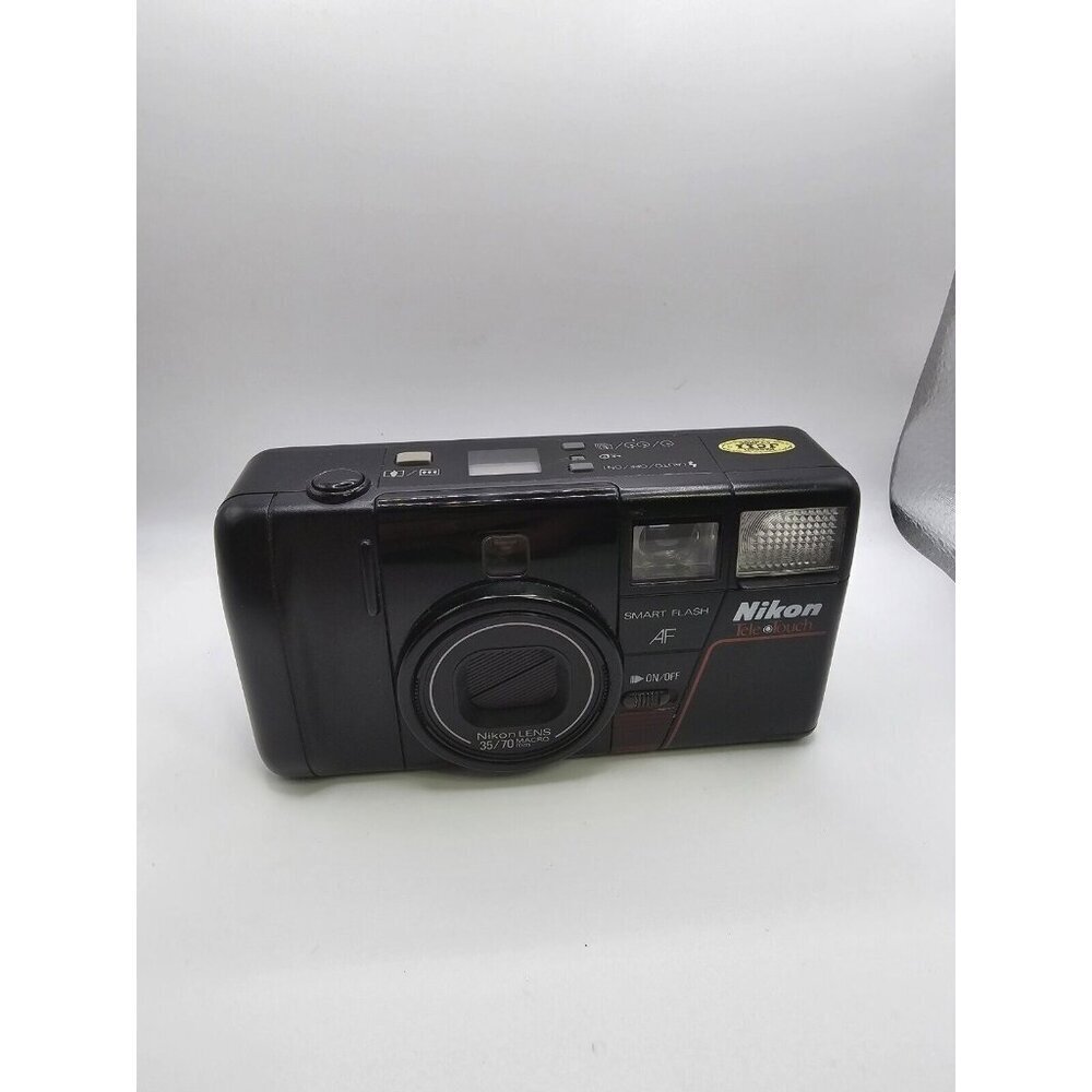 Nikon TeleTouch 35/70mm Macro Point & Shoot 35mm Film Camera- Not Tested